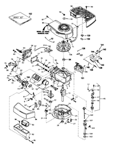 Engine Tecumseh Model Tnt 100-10085e Diagram and Parts List for 16771 4000001 - 4999999 Toro Lawn Mower