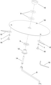 Part Location Diagram of H292341 Toro 21" Trim Disc