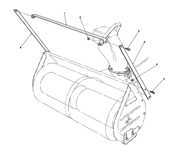 Drift Breaker Assembly No. 20-0650 (Optional) Diagram and Parts List for 57365 6000001 - 6999999 Toro Lawn Tractor