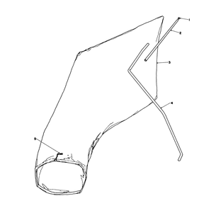 Giant Bagging Kit No. 29-9750 (Optional) Diagram and Parts List for 16775 6000001 - 6999999 Toro Lawn Mower