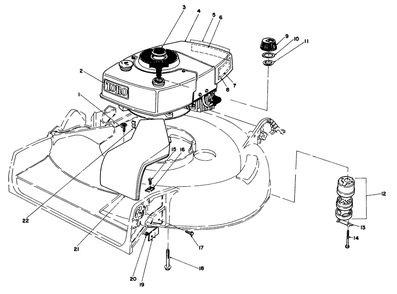 Engine Assembly Diagram and Parts List for 16299 4000001 - 4999999 Toro Lawn Mower