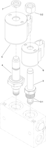 Valve Assembly No. 131-1934 Diagram and Parts List for 72065 413000000 - 999999999 Toro Lawn Tractor