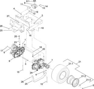 Part Location Diagram of 109-2631 Toro SPRING-RETURN, NEUTRAL