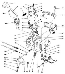 Traction Linkage Assembly Diagram and Parts List for 38510 9000001 - 9999999 Toro Snow Blower