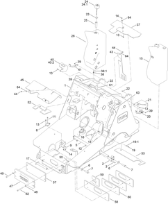 Part Location Diagram of 117-0193 Toro Cap-Hydraulic, Vented Breather