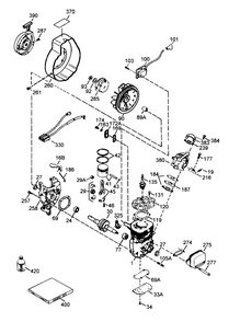 Engine Tecumseh Model No. Hsk600 Type 1679s (Model 38171 Only) Diagram and Parts List for 38176 4900001 - 4999999 Toro Snow Blower
