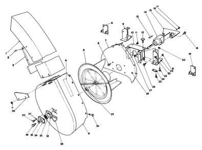 Grass Collection System Model No. 30576 (Optional) Diagram and Parts List for 30718 0000001 - 0999999 Toro Lawn Tractor