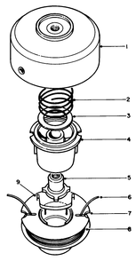 Tap And Trim Head 41-6220 (Optional) Diagram and Parts List for 30910 1000001 - 1999999 Toro Trimmer