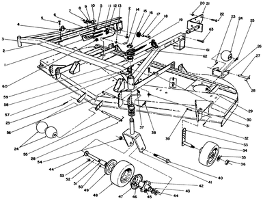Part Location Diagram of 3-6787 Toro Washer-Thrust