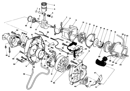 Part Location Diagram of 54-6000 Toro DISCONTINUED
