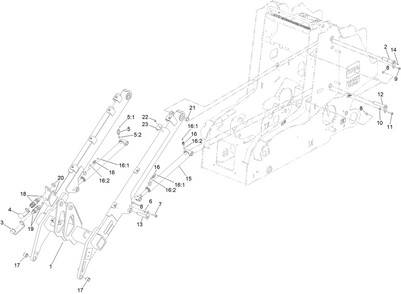 Part Location Diagram of 139-4799 Toro Coupler Asm, Bulkhead,