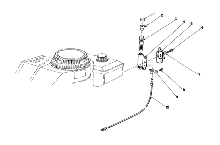 Brake Assembly Diagram and Parts List for 16580 4000001 - 4999999 Toro Lawn Mower