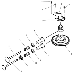 Part Location Diagram of 49078-2074 Toro Spring-Valve