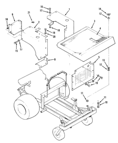 Fenders And Covers Diagram and Parts List for Z1-24OE05 2000001 - 2999999 Toro Lawn Tractor