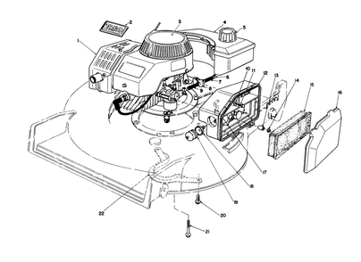 Engine Assembly (Used On Units With Serial No. 8003898 & Up) Diagram and Parts List for 20684 8000001 - 8999999 Toro Lawn Mower