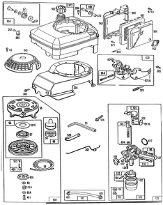 Engine Model No. 124702-3115-01 Diagram and Parts List for 20561 0000001 - 0999999 Toro Lawn Mower