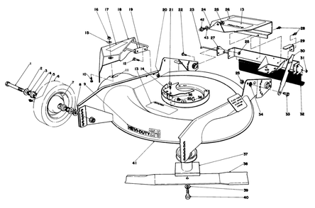 Housing Assembly Diagram and Parts List for 23158 8000001 - 8999999 Toro Lawn Mower