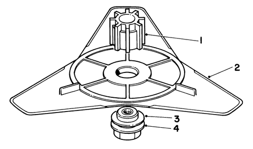 Flex Blade Kit 44-9870 (Optional) Diagram and Parts List for 51642 6000001 - 6999999 Toro Trimmer