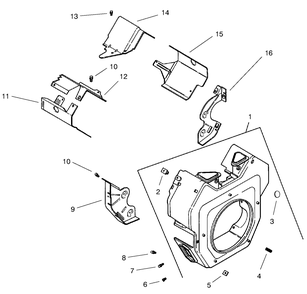 Part Location Diagram of 2411311 Toro Decal-HP