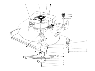 Engine Assembly Diagram and Parts List for 20775 0000001 - 0999999 Toro Lawn Mower