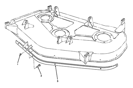 Blowout Guard Kit No. 68-3590 (Optional) (Cutting Unit Model No. 55670) Diagram and Parts List for 55620 9000001 - 9999999 Toro Lawn Tractor