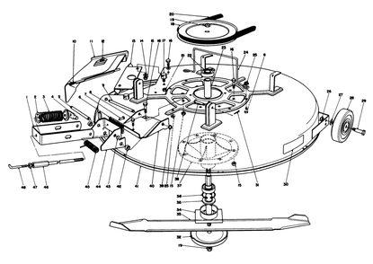 Part Location Diagram of 57-4210 Toro DISCONTINUED