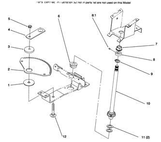 Lower Steering Diagram and Parts List for 72085 6900001 - 6999999 Toro Lawn Tractor