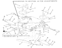 3 & 5-Speed Transmission Diagram and Parts List for 22-11B302 1986 Toro Lawn Tractor