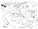 Electrical System Diagram and Parts List for 22-11B302 1986 Toro Lawn Tractor