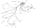 Page K Diagram and Parts List for 22-11B302 1986 Toro Lawn Tractor