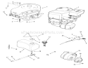 Engine, Fuel & Exhaust Systems Diagram and Parts List for 22-11B302 1986 Toro Lawn Tractor
