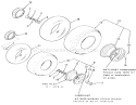 Wheels And Tires Diagram and Parts List for 22-11B302 1986 Toro Lawn Tractor