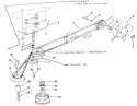Drive Belt And Pulleys - Automatic Model Diagram and Parts List for 22-11B302 1986 Toro Lawn Tractor