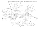 3 & 5 Speed Transmission Diagram and Parts List for A2-11BP01 1984 Toro Lawn Tractor