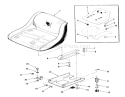 Seat And Suspension Diagram and Parts List for A2-11BP01 1984 Toro Lawn Tractor