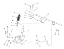 Attachment Lift Diagram and Parts List for A2-11BP01 1984 Toro Lawn Tractor