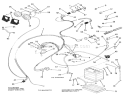 Electrical System Diagram and Parts List for A2-11BP01 1984 Toro Lawn Tractor