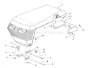 Frame, Sheet Metal And Covers Diagram and Parts List for A2-11BP01 1984 Toro Lawn Tractor