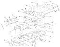 Page M Diagram and Parts List for 22-08B301 1985 Toro Lawn Tractor