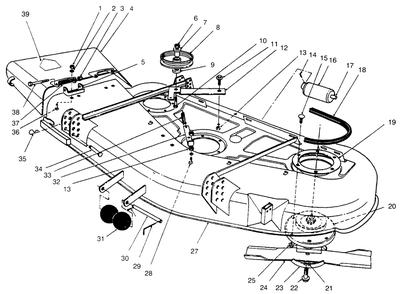 Part Location Diagram of 94-5834 Toro DISCONTINUED