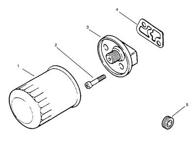 Oil Filter And Pipe Plugengine Kohler Model No. Mv16s-Type Ps56519 Diagram and Parts List for 30180 590001 - 599999 Toro Lawn Tractor Accessories