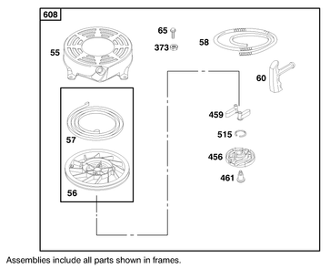 Engine Briggs & Stratton Model 12u802-1740-E1 Diagram and Parts List for 20713 9900001 - 9999999 Toro Lawn Mower