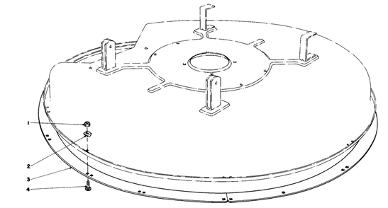 Wet Grass Bagging Kit No. 38-5730 (Optional) Diagram and Parts List for 56155 7000001 - 7999999 Toro Lawn Tractor