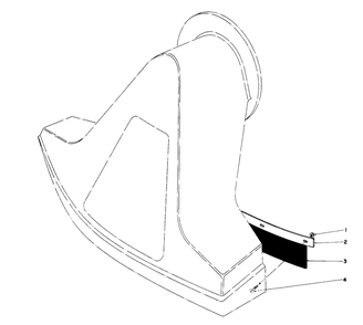 Flap Kit Model No. 59086 Diagram and Parts List for 62933 7000001 - 7999999 Toro Leaf Blower / Vacuum