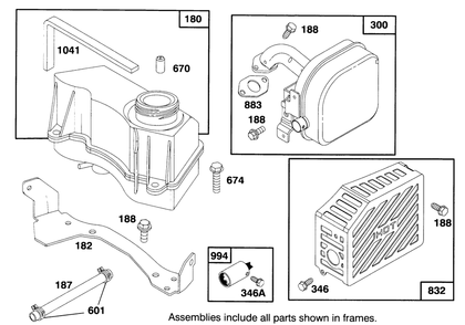 Engine Gts-150 Diagram and Parts List for 26635BC 4900001 - 4999999 Toro Lawn Mower