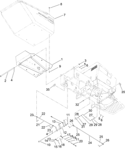 Part Location Diagram of ST36571 Toro Spring-Gas