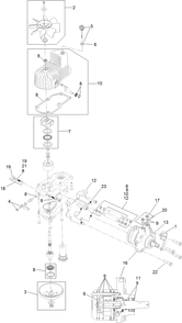 Rh Hydro Assembly Diagram and Parts List for 74902TE (314000001-314999999)(2014) Toro Lawn Mower