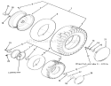 Wheels And Tires Diagram and Parts List for 33-08B303 1986 Toro Lawn Tractor