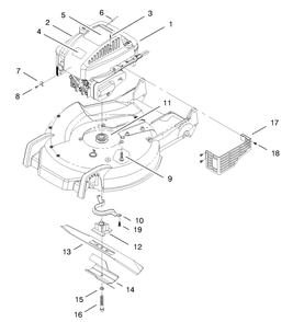 Engine Assembly Diagram and Parts List for 20470 7900001 - 7999999 Toro Lawn Mower