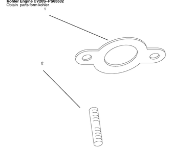 Exhaust Diagram and Parts List for 72110 6900001 - 6999999 Toro Lawn Tractor